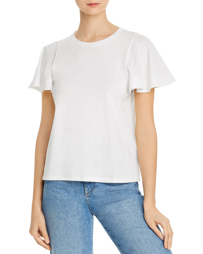 Joie Women Aeowin Flutter Sleeve Tee Porcelain