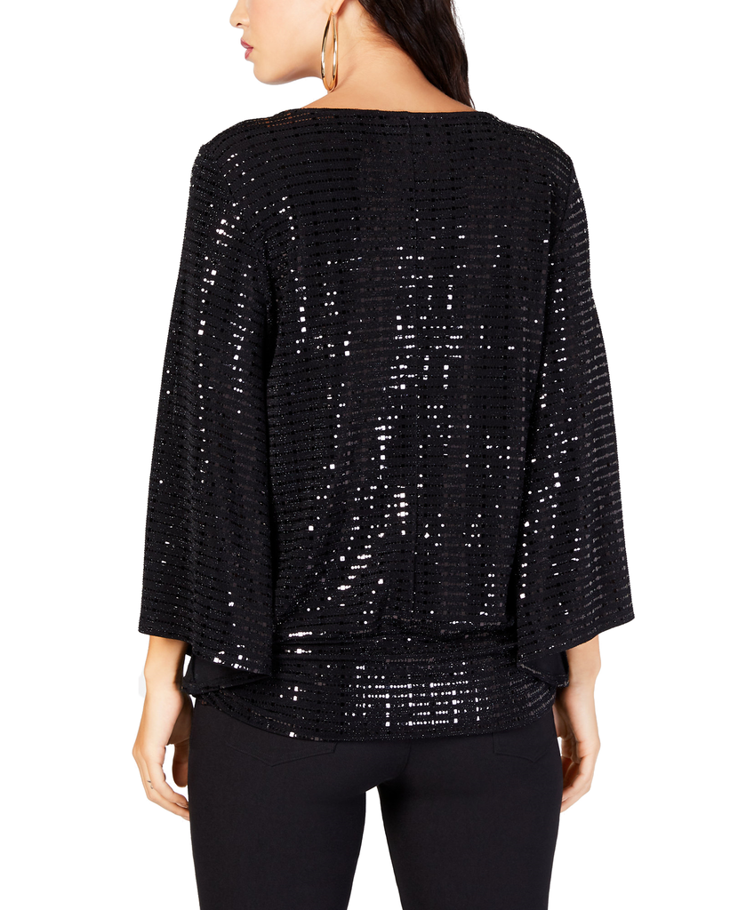 Thalia Sodi Sequined Necklace Top