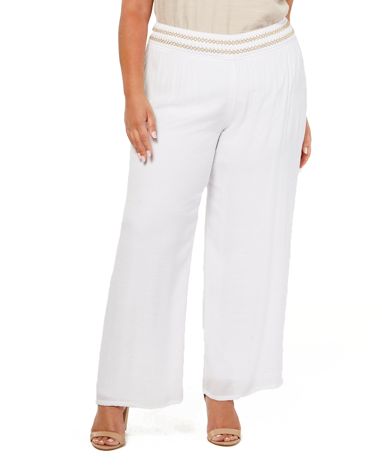 Plus Lined Gauze Pull-On Pants – Online Warehouse Sale