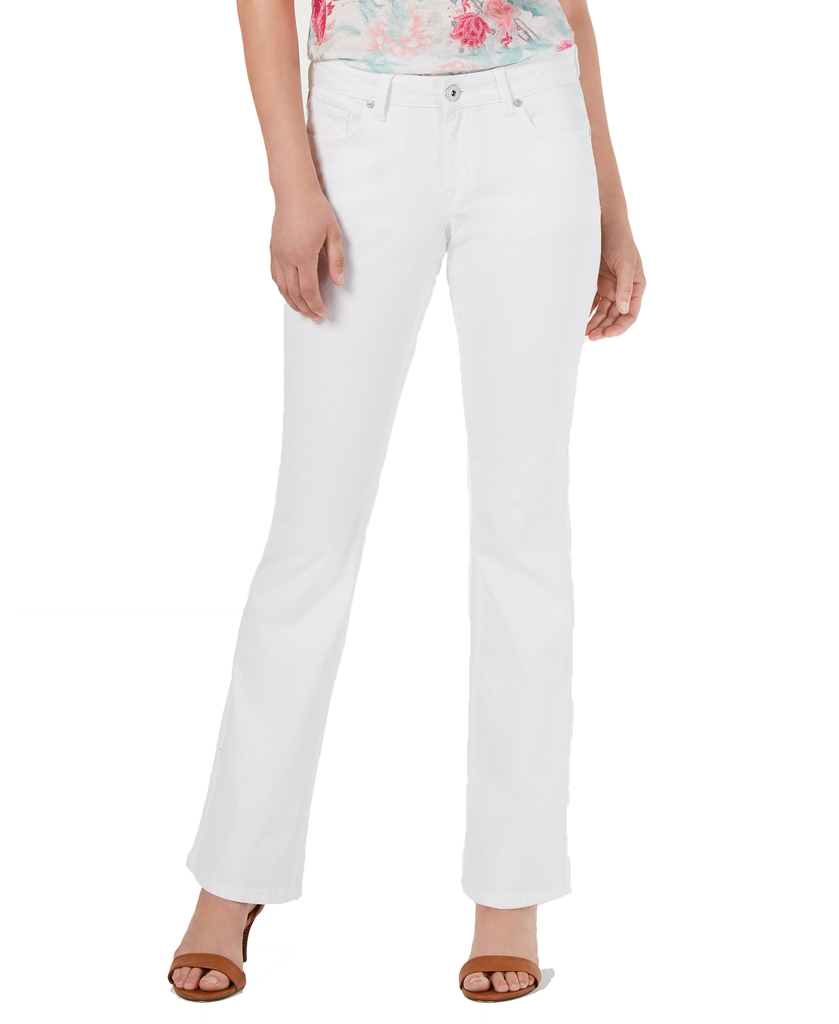 Style & Co Curvy Fit Bootcut Jeans Bright White