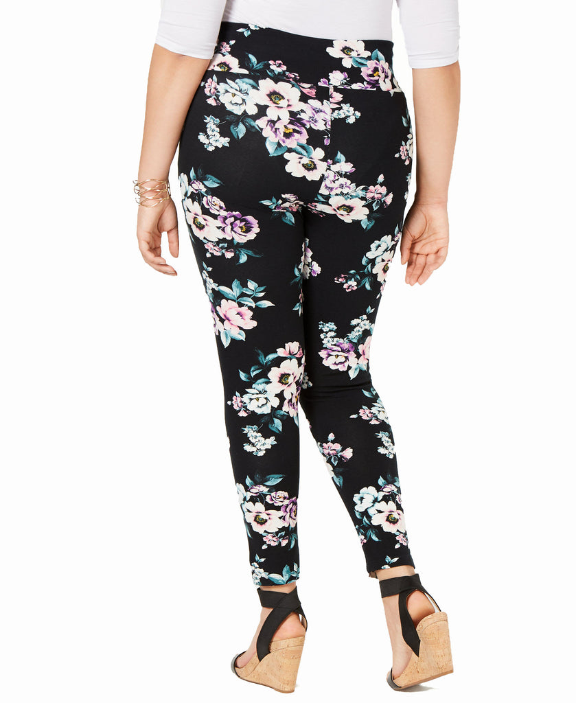 INC International Concepts Plus Shaping Printed Leggings