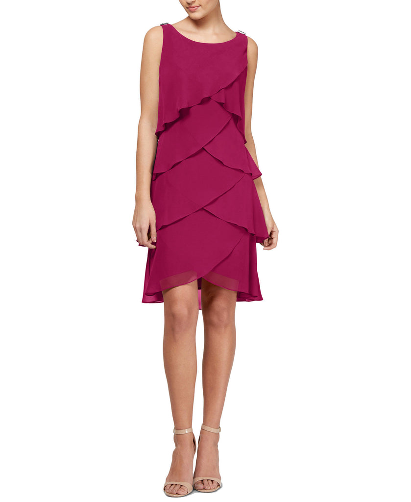 Women's Tiered Chiffon Dress Online Warehouse Sale Women's Tiered Chiffon Dress Online Warehouse Sale