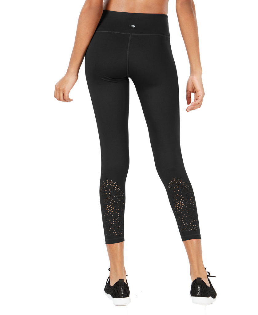 Ideology Women Perforated Ankle Leggings