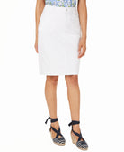 Charter Club Women Petite Denim Tummy Control Skirt