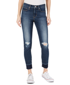 Levis Women 311 Ripped Skinny Ankle Jeans Ten Out of Ten