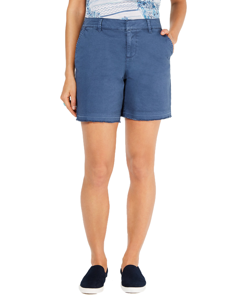 Style & Co Women Cutoff Shorts New Uniform Blue