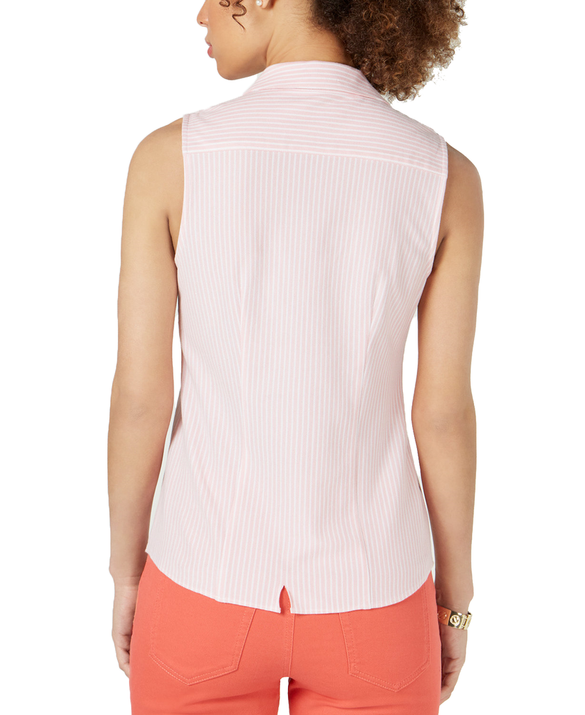 Charter Club Women Cotton Sleeveless Shirt