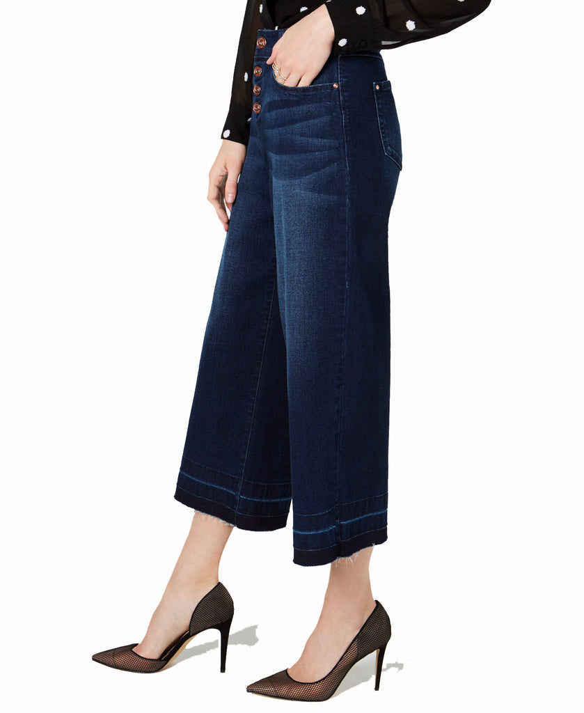 INC International Concepts Women Cropped Wide Leg Jeans