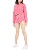 Juicy Couture Women Cropped Terry Hoodie