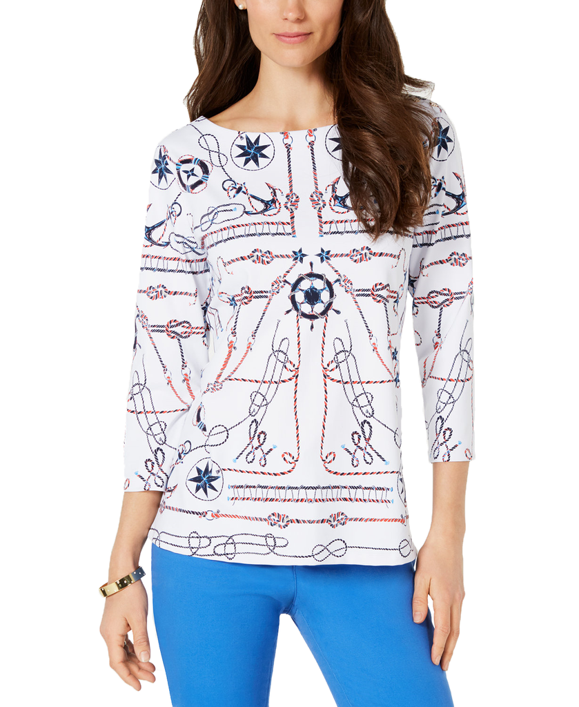 Charter-Club-Printed-Boat-Neck-Top-Bright-White-Combo