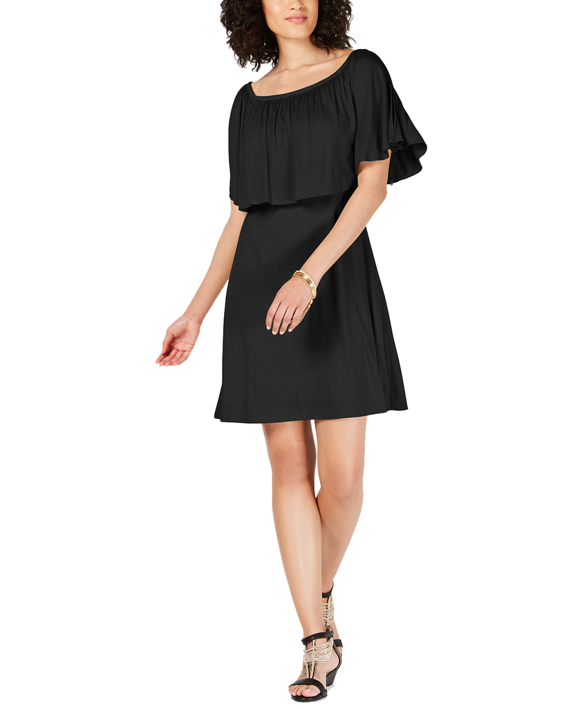 Thalia Sodi Women Popover Dress Black