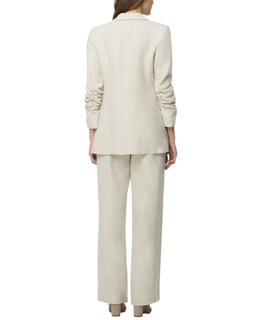 Tahari-ASL-Women-Petite-Linen-Ruched-Sleeve-Jacket