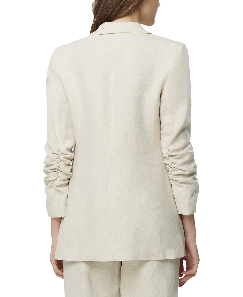 Tahari-ASL-Women-Petite-Linen-Ruched-Sleeve-Jacket