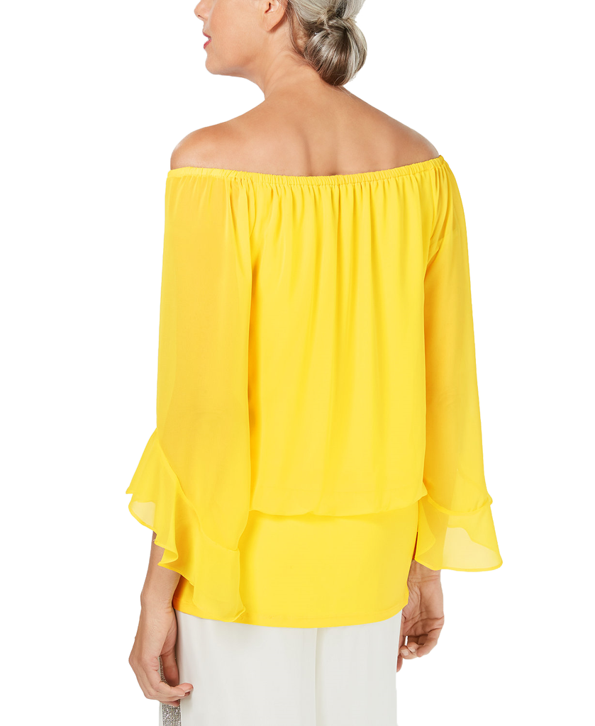 MSK Women Off The Shoulder Embellished Top