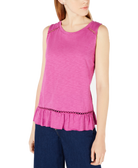 Maison Jules Women Ruffled Cross Over Back Top Astor