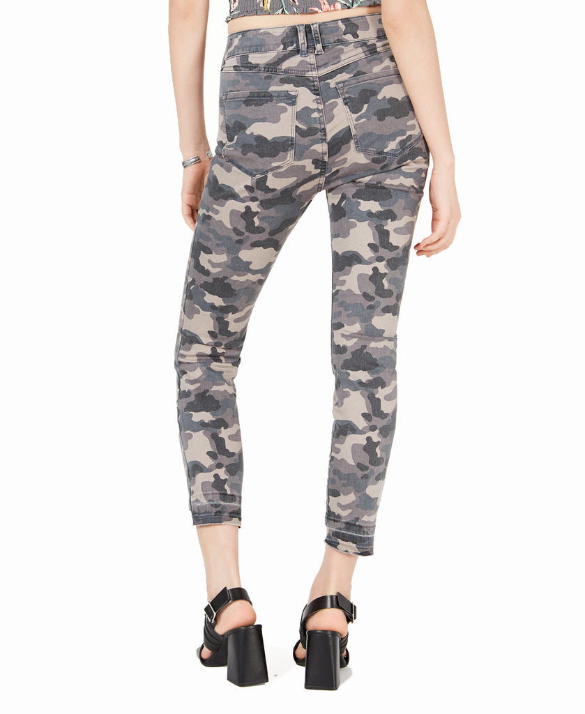 Rewash Women Camo Cropped Skinny Jeans