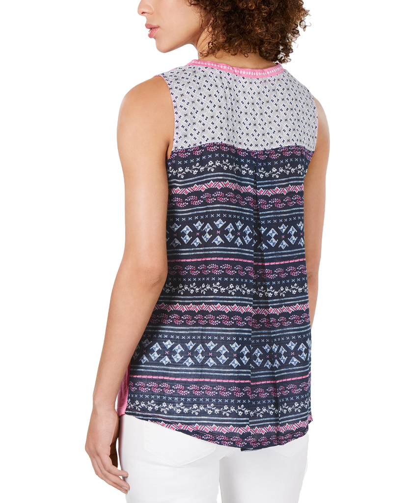 Style-&-Co-Women-Printed-Colorblocked-Top
