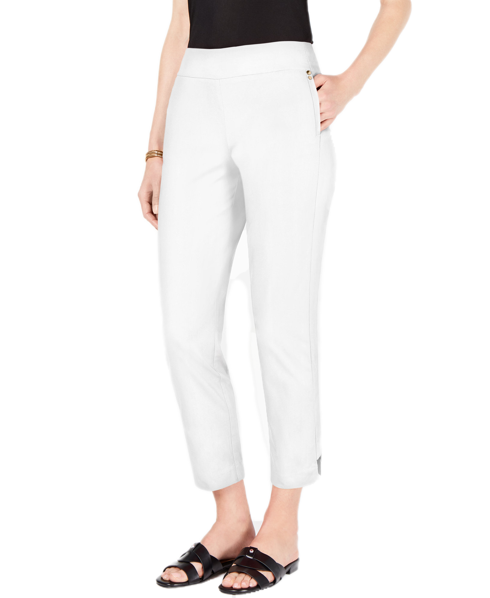 Petite Tummy-Control Pull-On Skinny Pants – Online Warehouse Sale