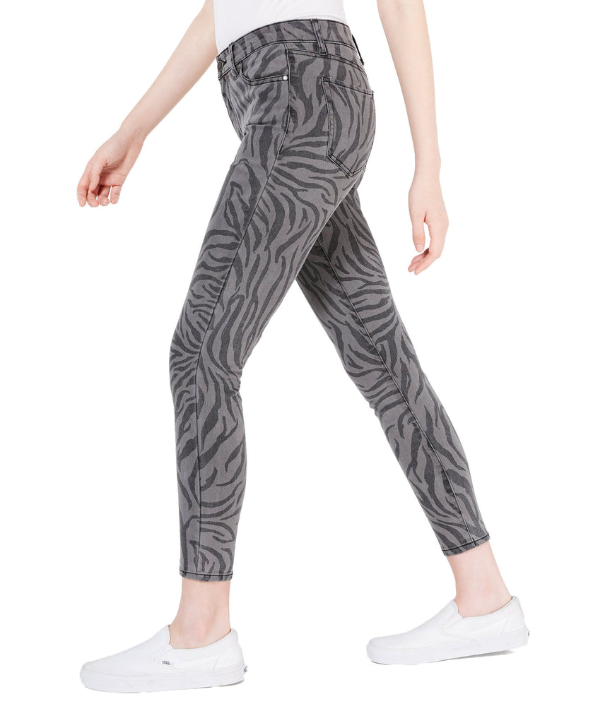 Tinseltown Women Zebra Print Skinny Jeans