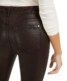 Jen7 Women Coated High Rise Ankle Skinny Jeans