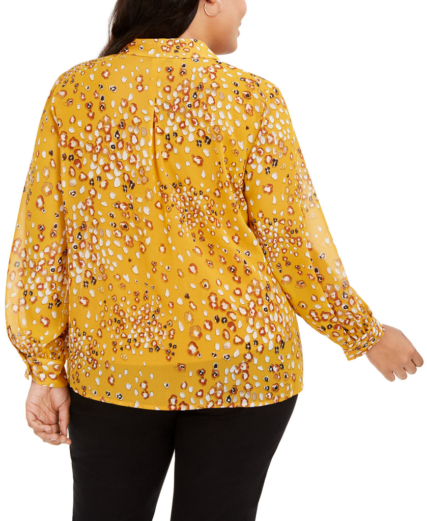 Alfani Women Plus Printed Blouse