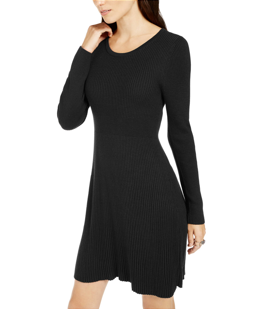 Style & Co Women Petite Ribbed Sweater Dress