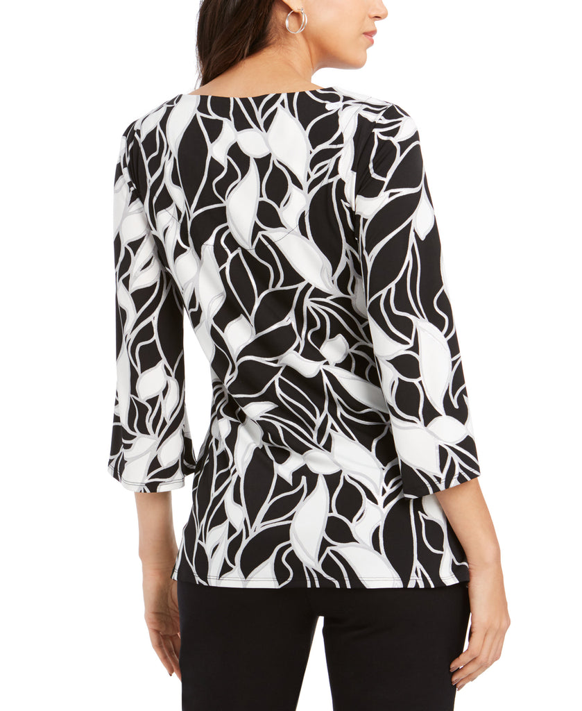 JM Collection Women Twist Neck Tunic