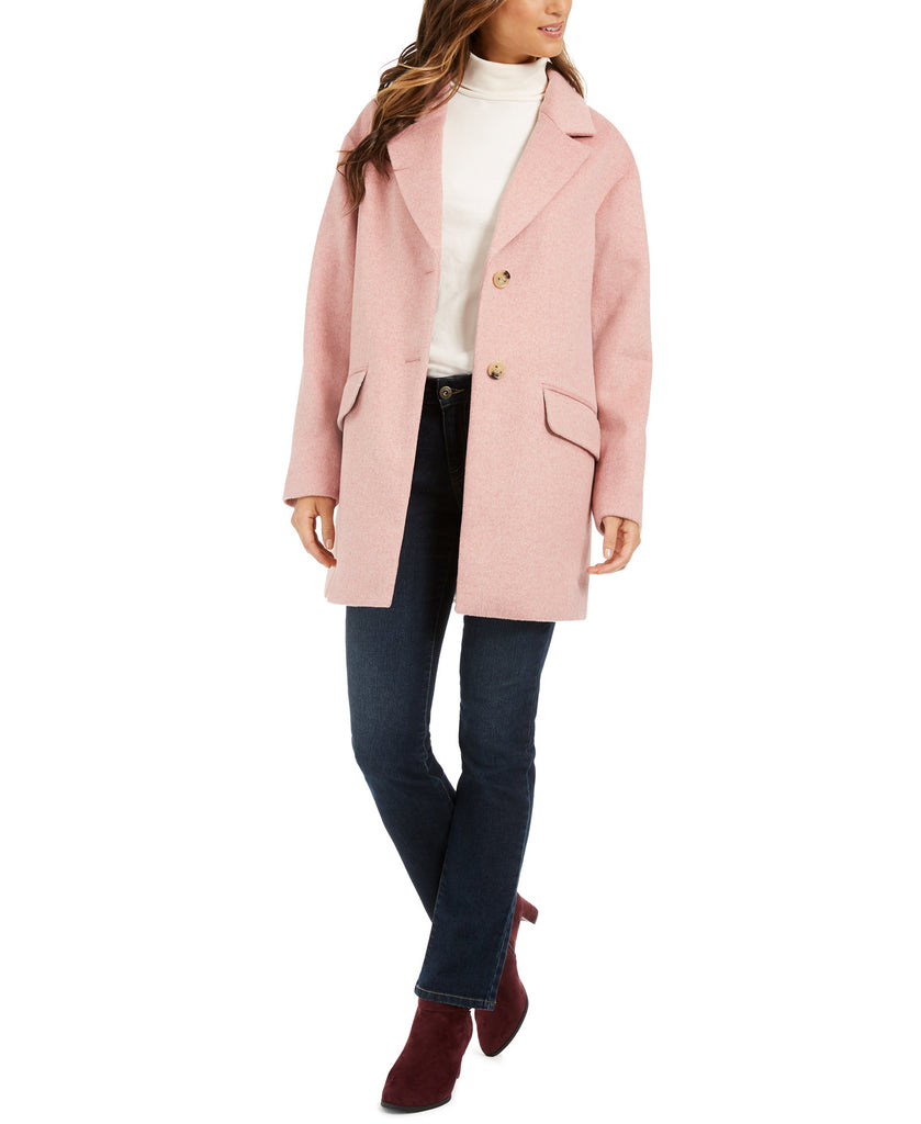 Charter Club Women Notched Collar Coat