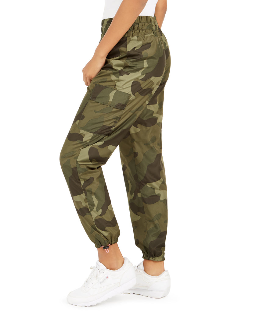 Almost Famous Women Camo Print Jogger Pants