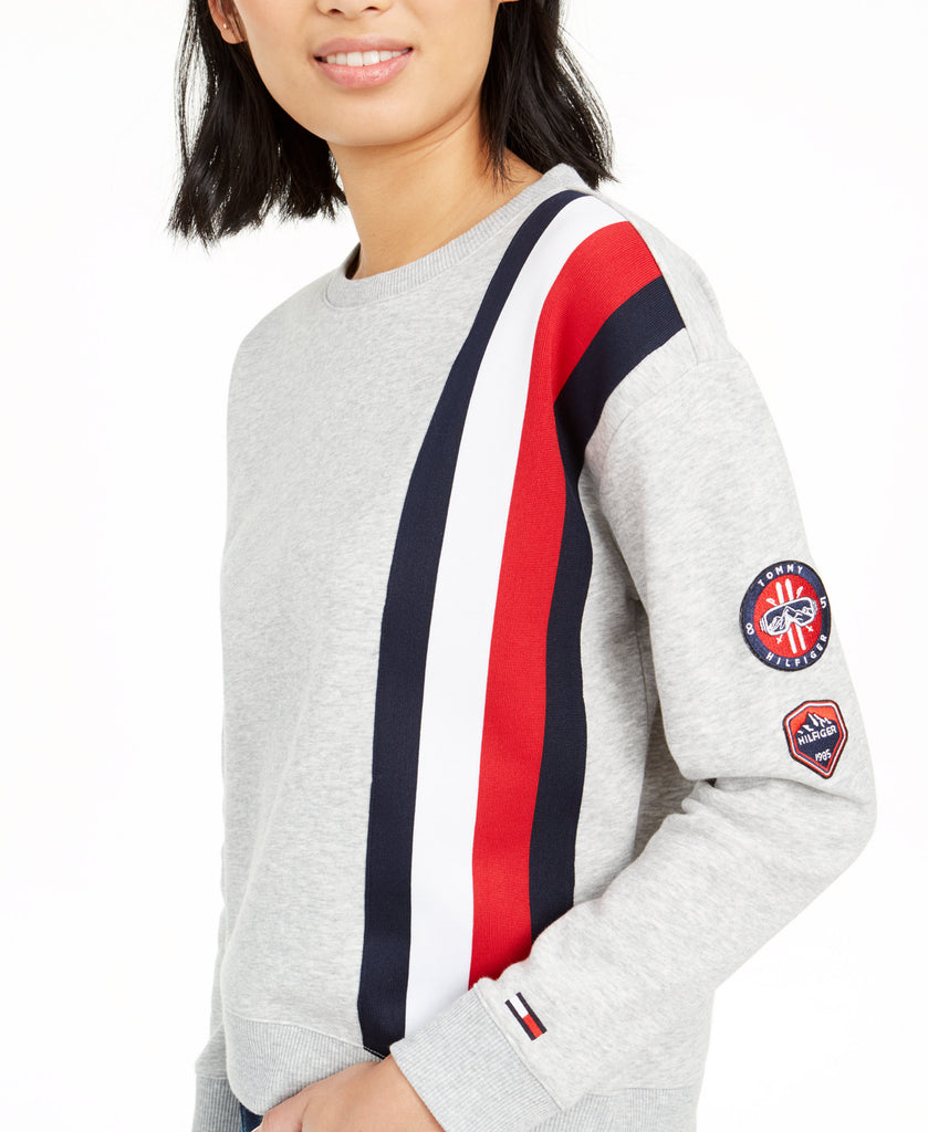 Tommy Hilfiger Women Logo Stripe Sweatshirt