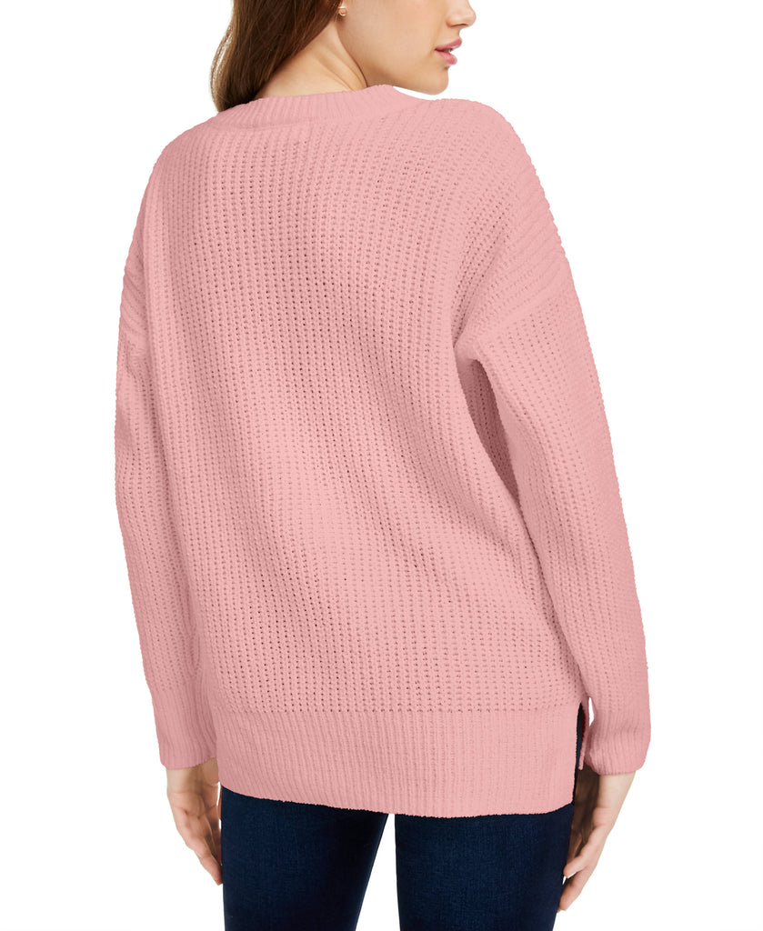 Pink Rose Women Chenille Sweater