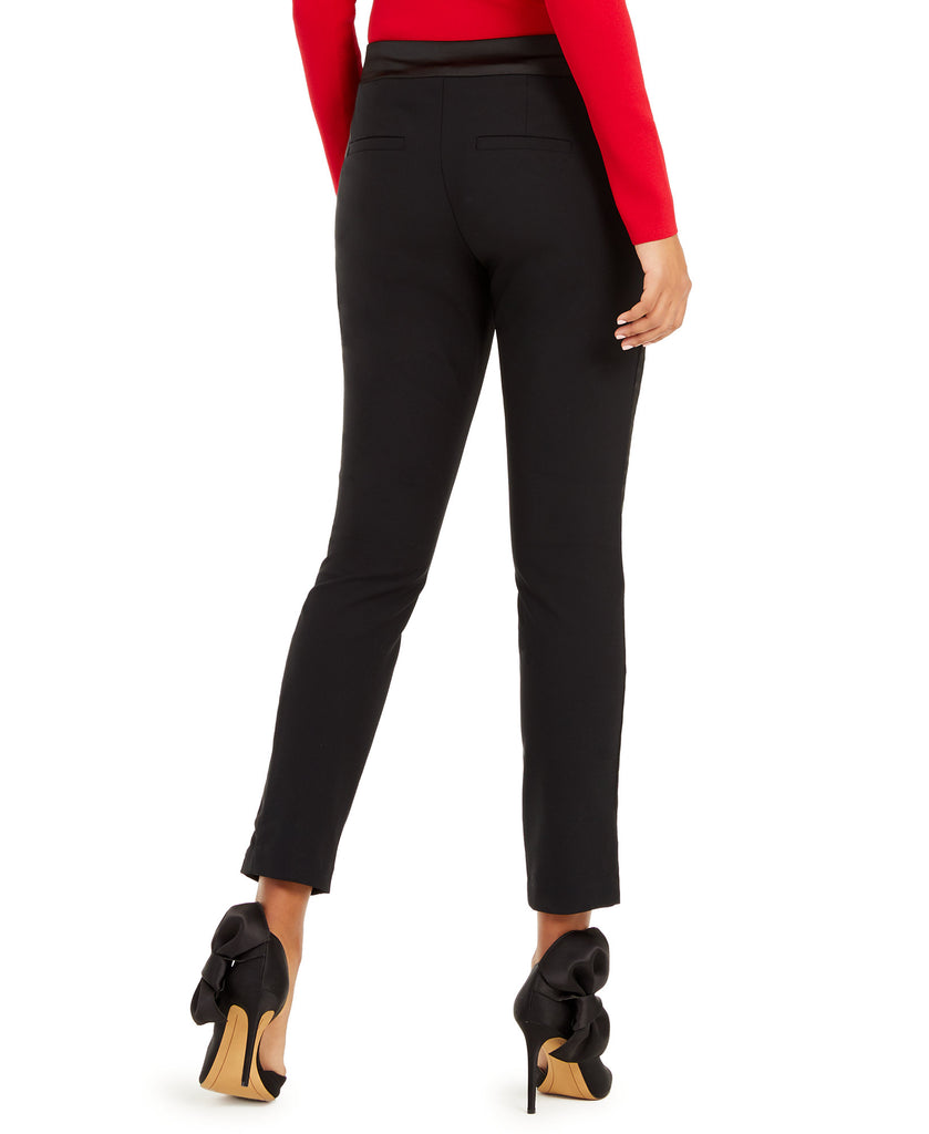 INC International Concepts Women Bow Detailed Tapered Ankle Pants