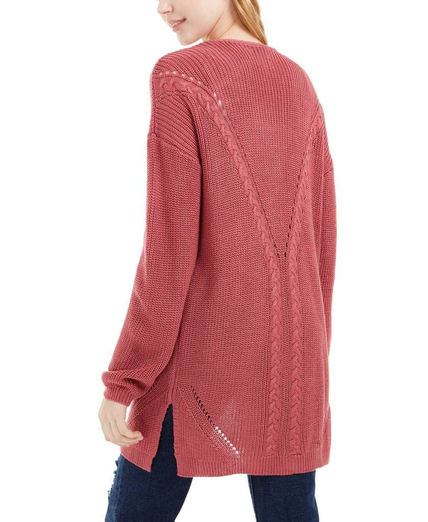 Hippie Rose Women Back Detail Long Cardigan