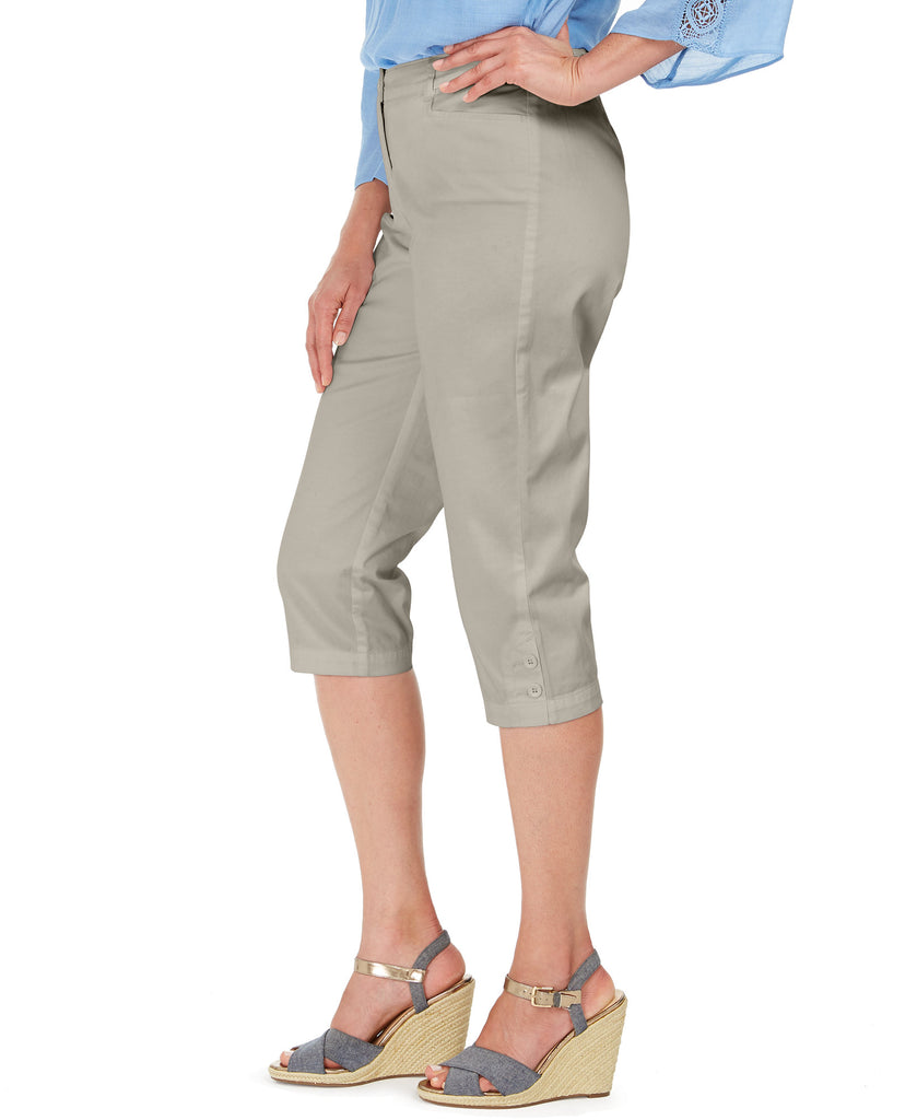 Karen Scott Women Comfort Waist Capri Pants