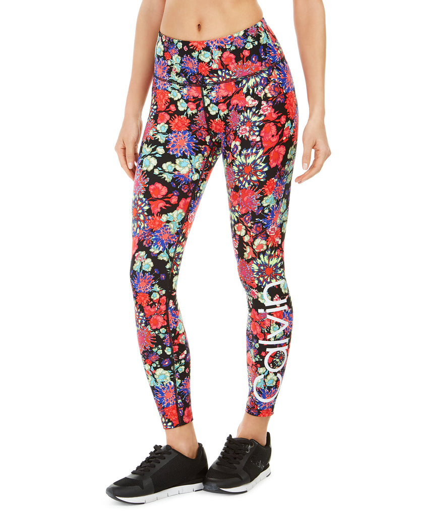 Calvin Klein Performance Women Printed Leggings Floral Pop