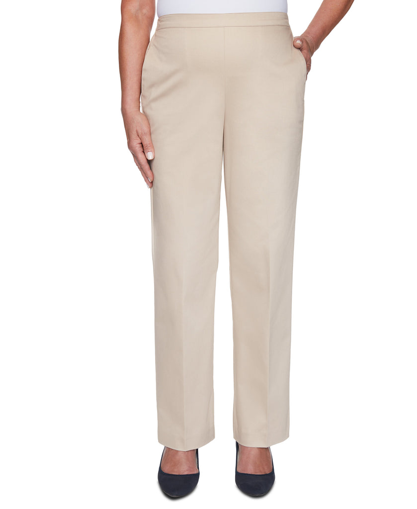 Alfred-Dunner-Women-Cottage-Charm-Sateen-Pull-On-Pants-Stone