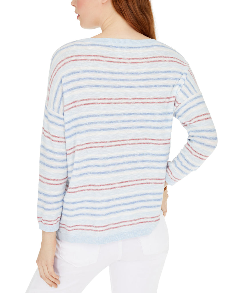 Tommy Hilfiger Women Striped Cotton Sweater