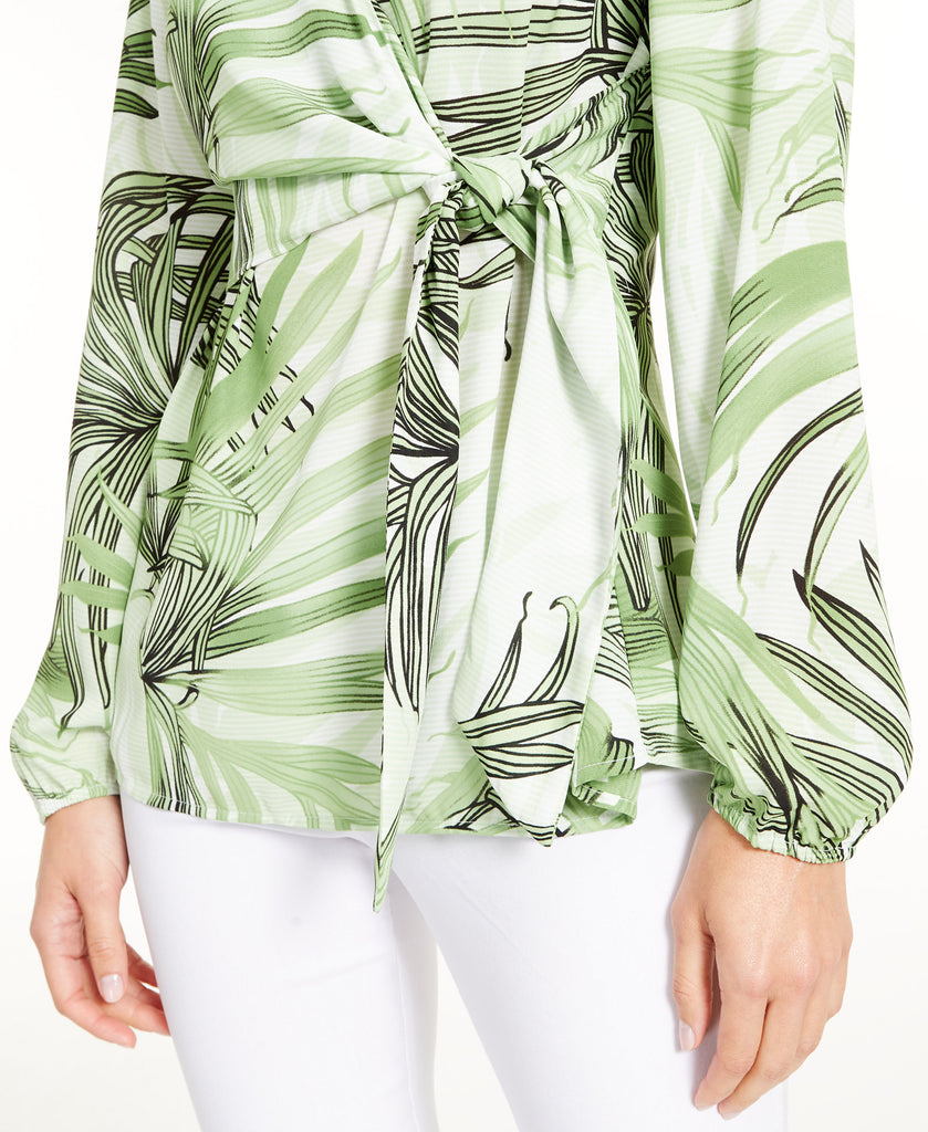 Alfani Women Printed Wrap Top