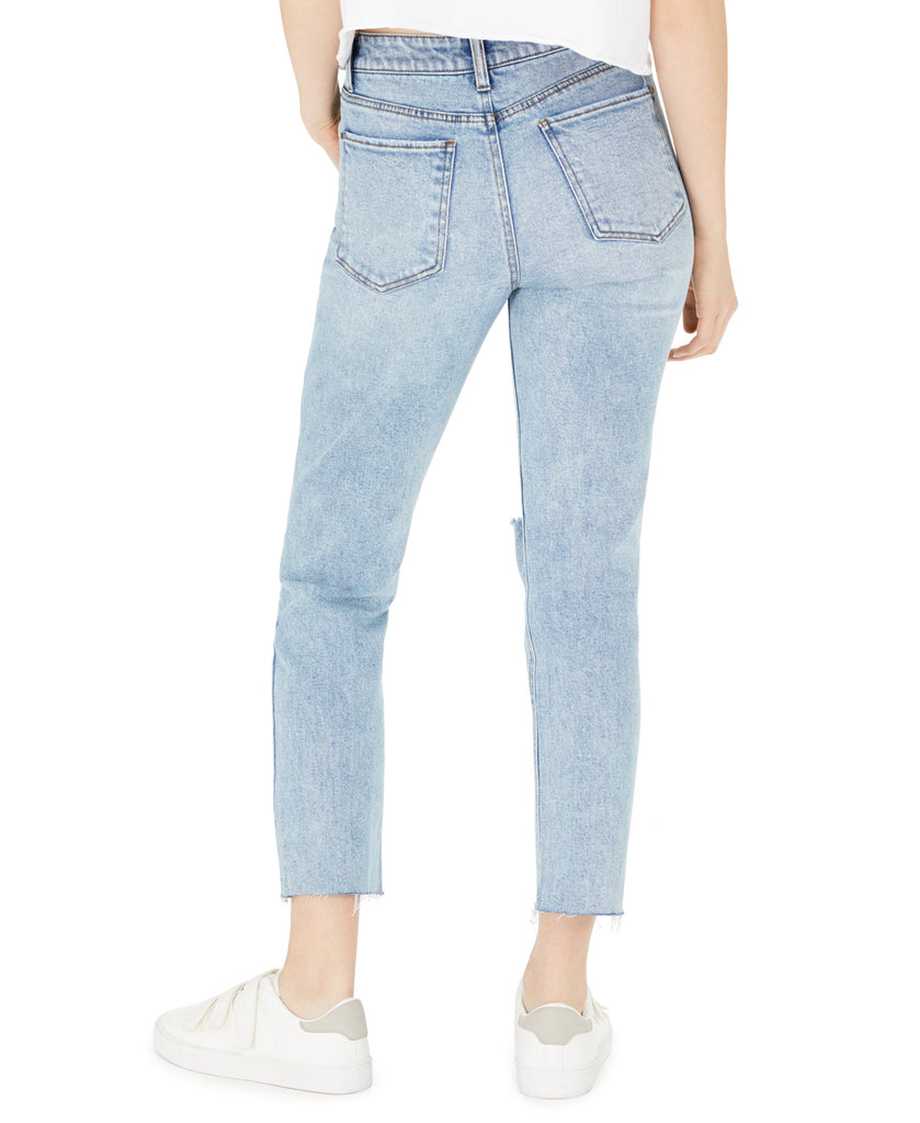 Tinseltown Women High Rise Cropped Jeans