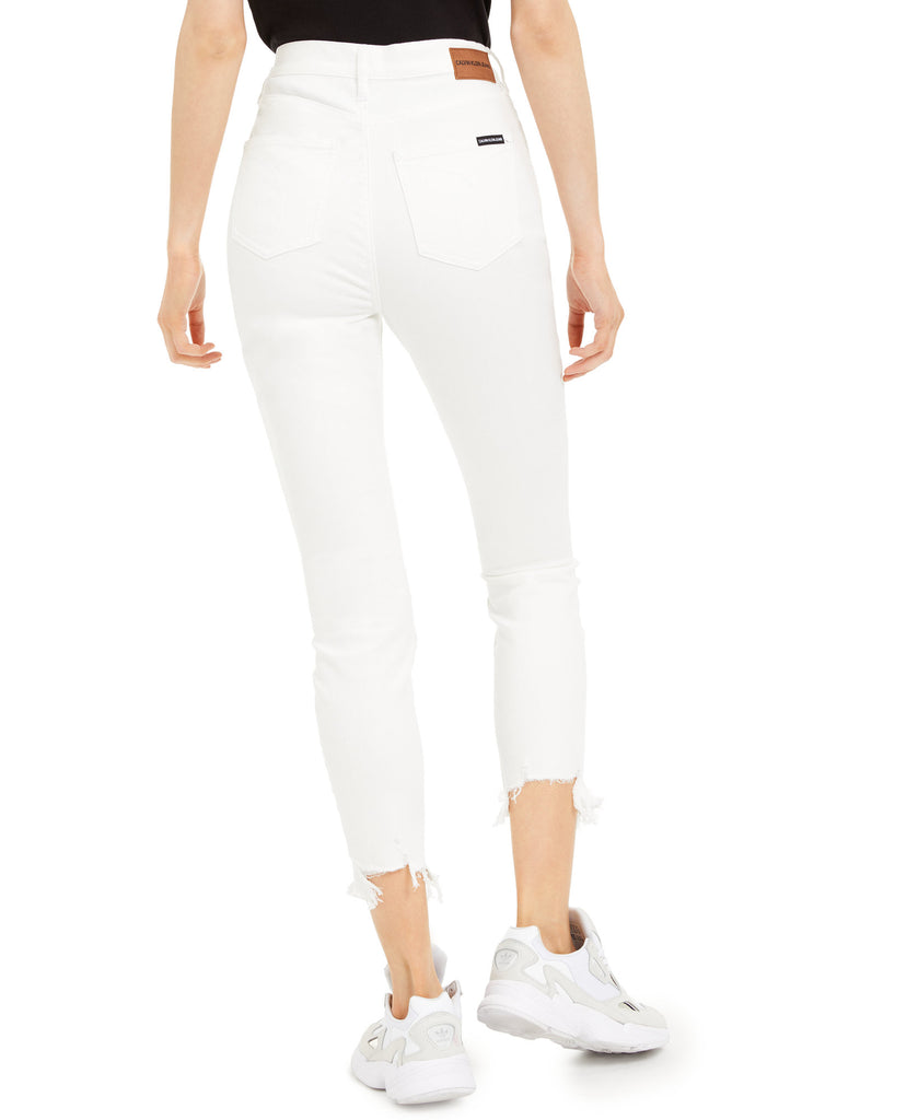 Calvin Klein Jeans Women Distressed High Rise Skinny Jeans