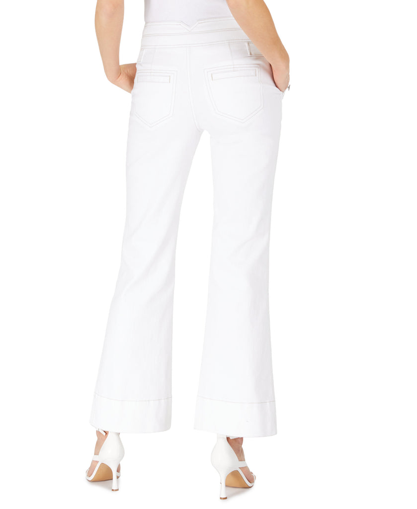 INC International Concepts Women High Rise Sailor Trouser Jeans