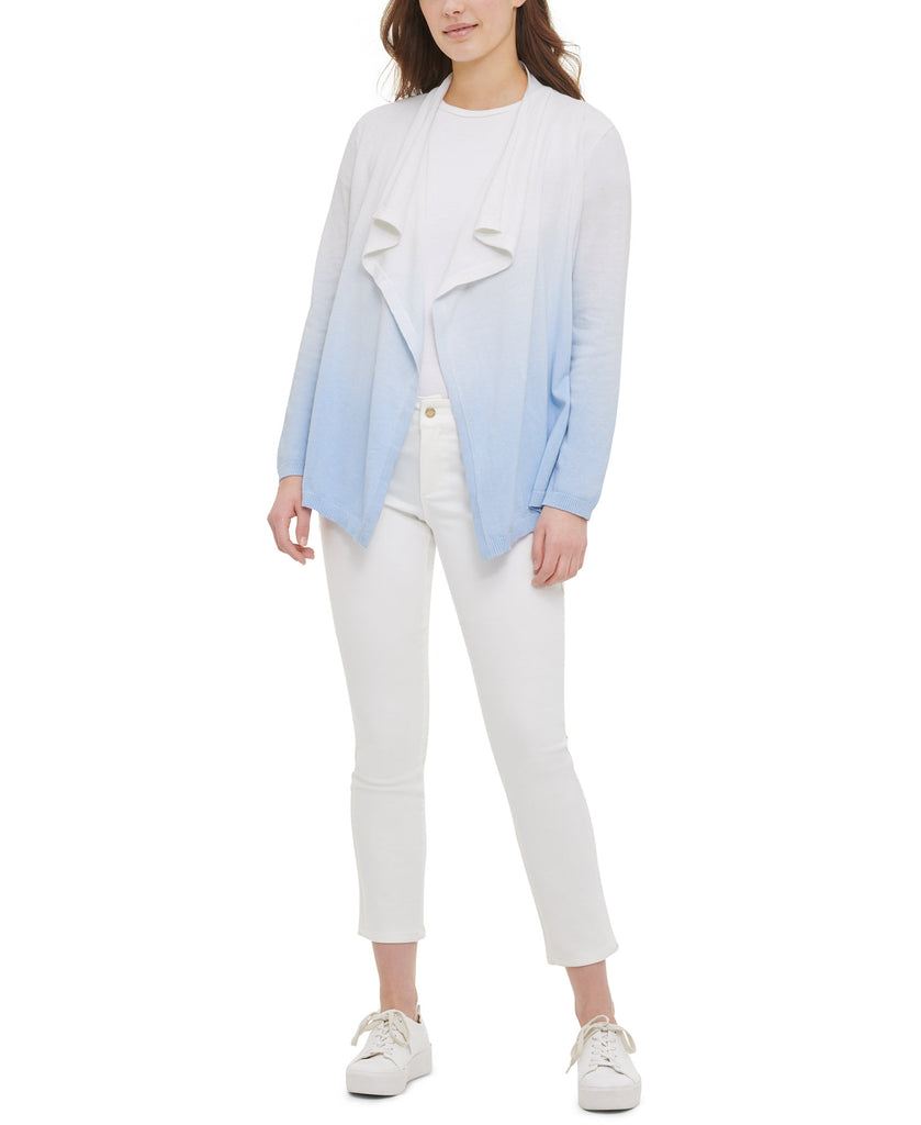 Calvin Klein Women Cotton Dip Dyed Cardigan