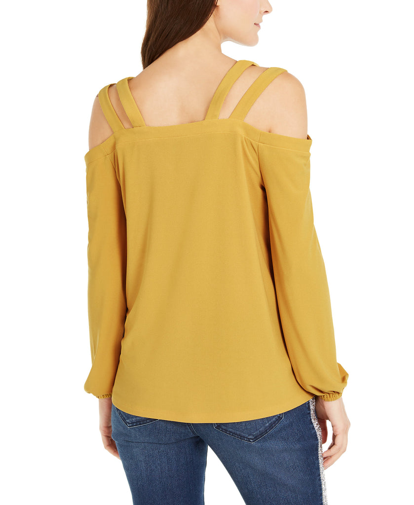 INC International Concepts Women Cutout Cold Shoulder Top