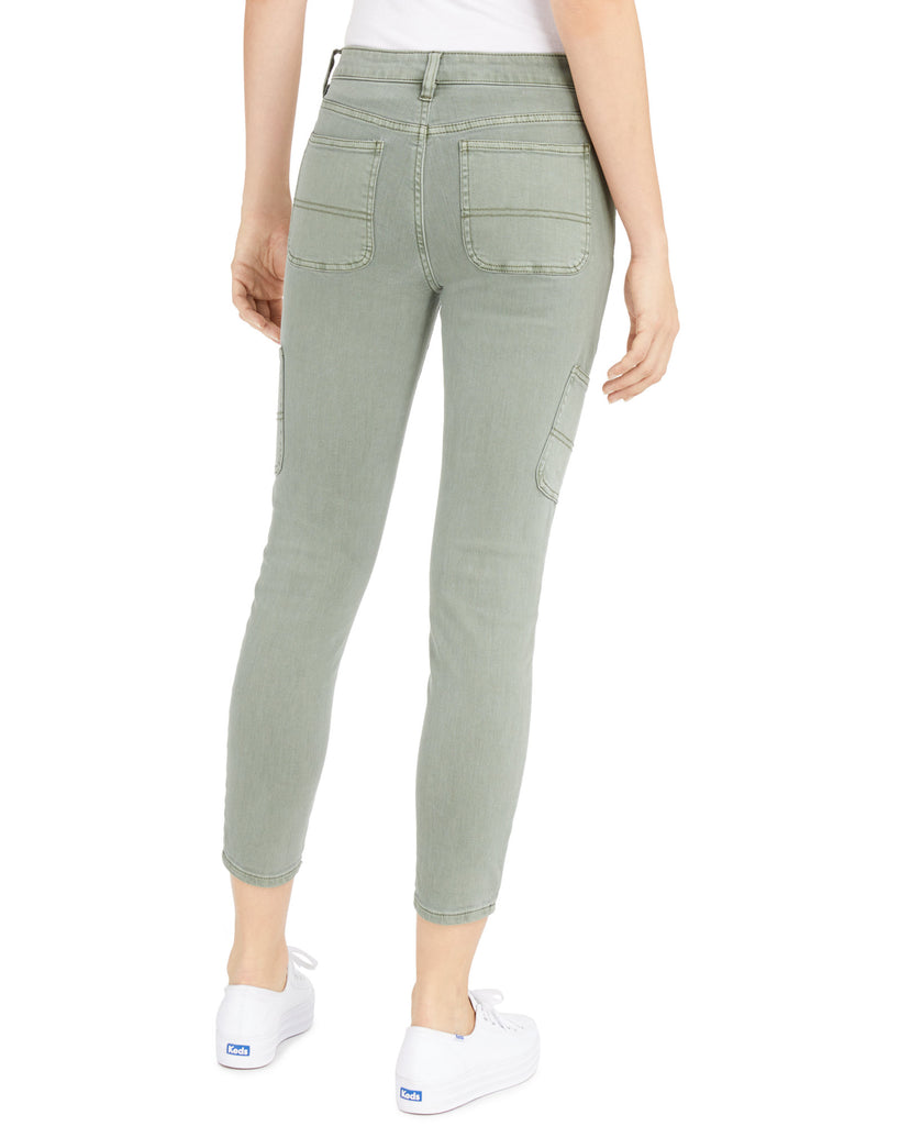 OAT Women Mid Rise Carpenter Ankle Skinny Jeans