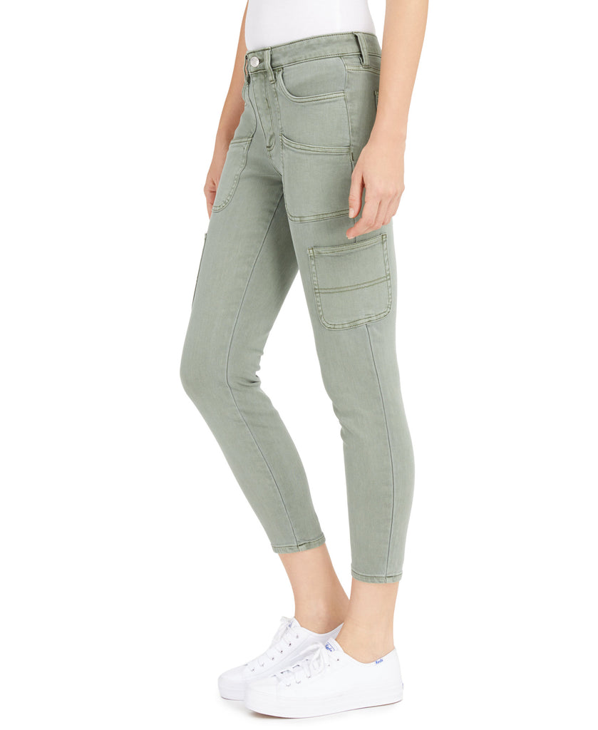 OAT Women Mid Rise Carpenter Ankle Skinny Jeans