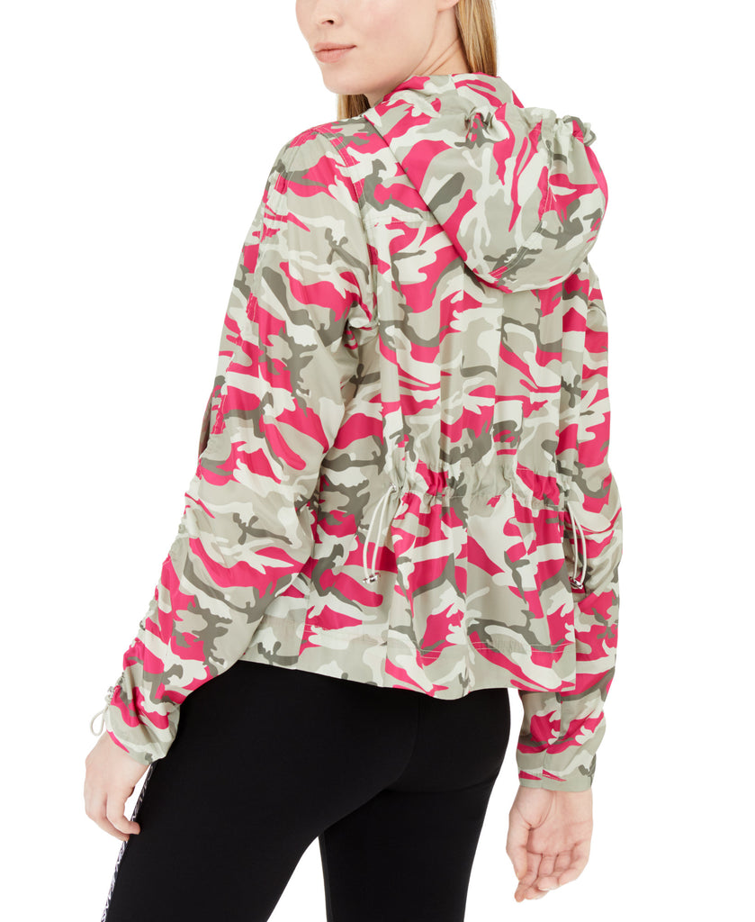 Calvin Klein Jeans Women Camo Print Rain Jacket