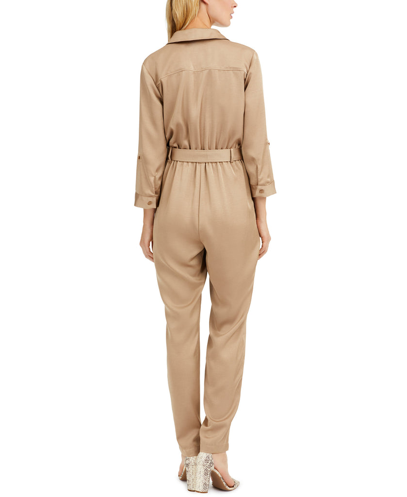 INC International Concepts Women Plus Button Front Jumpsuit