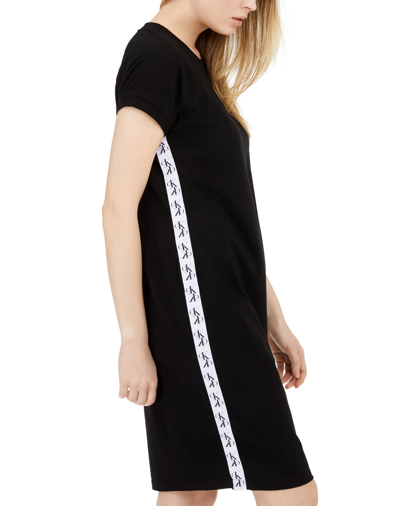 Calvin Klein Jeans Women Logo Trim Jersey Dress