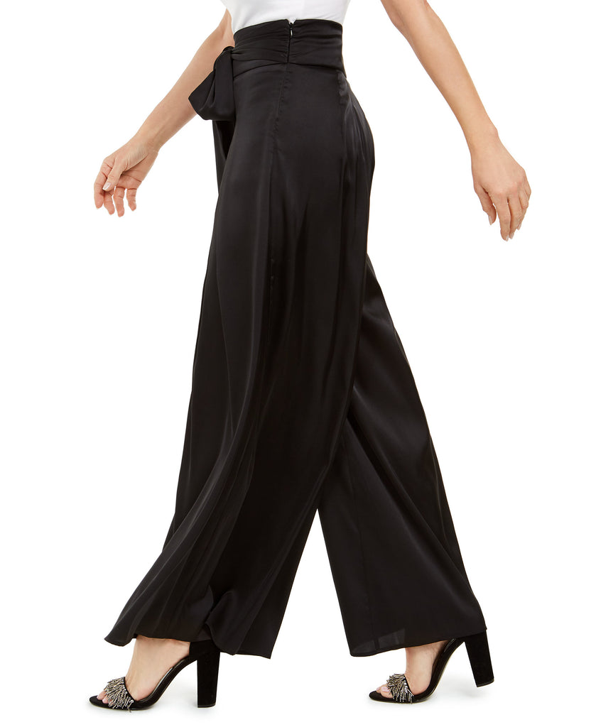 MSK Women Tie Front Wide Leg Pants