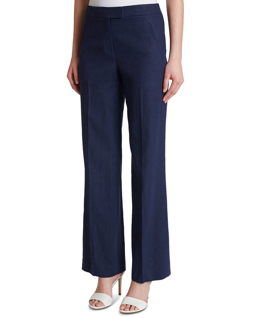 Tahari-ASL-Women-Wide-Leg-Pants-Navy